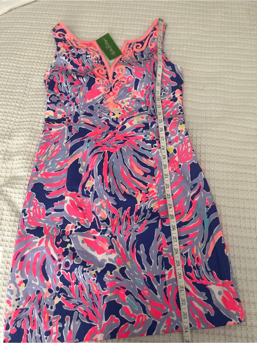 NWT Lilly Pulitzer LYSSA SHIFT Dress in SHRIMPLY CHIC Size 2 $198 - Picture 11 of 13